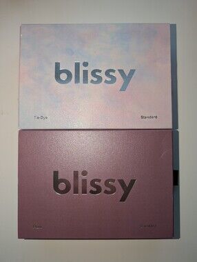 Blissy Silk Pillowcase Set - Tie-Dye & Plum